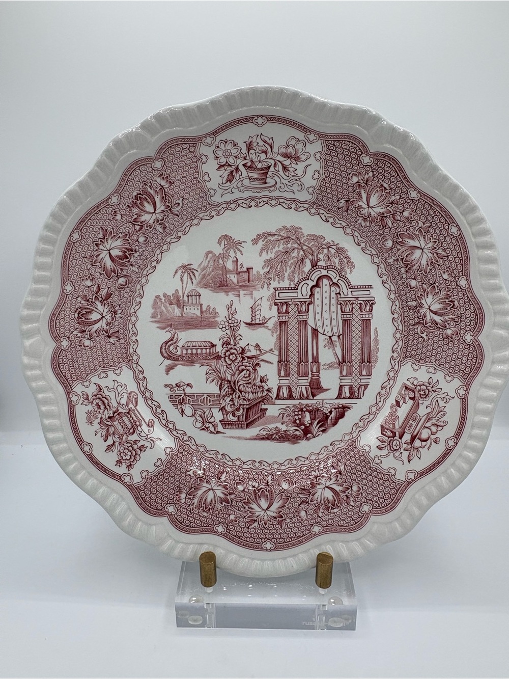 Spode Archive Collection Pagoda Regency 11.5” Dinner Plate England